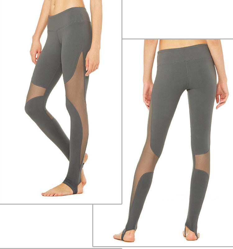 Mesh Patchwork Yoga Pants