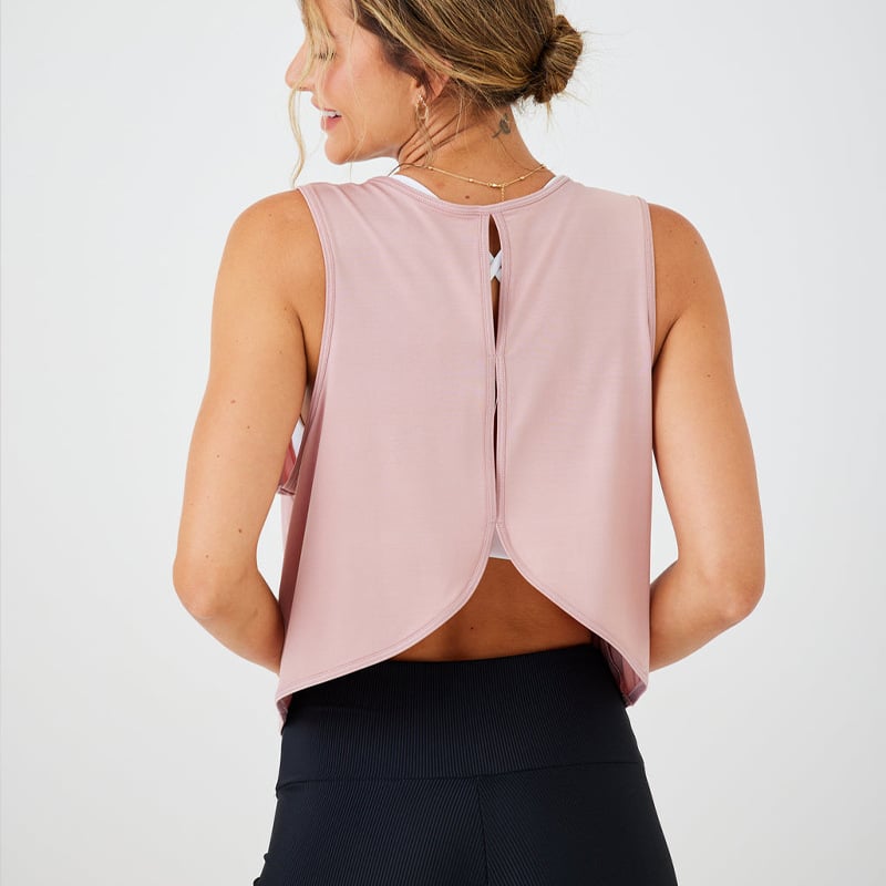 Women's Hollow-out Back Yoga Sports Blouse