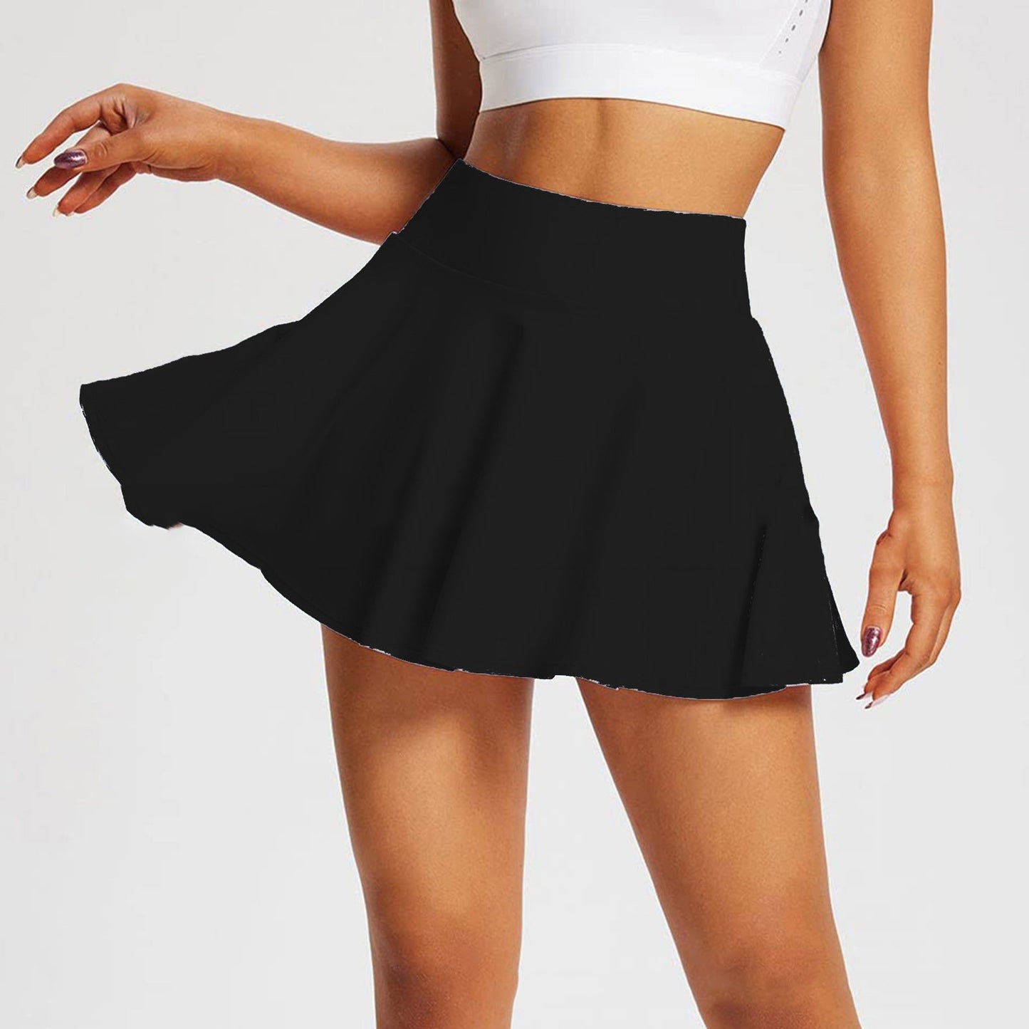 Women's Fitness Anti-Exposure Short Culottes for Yoga