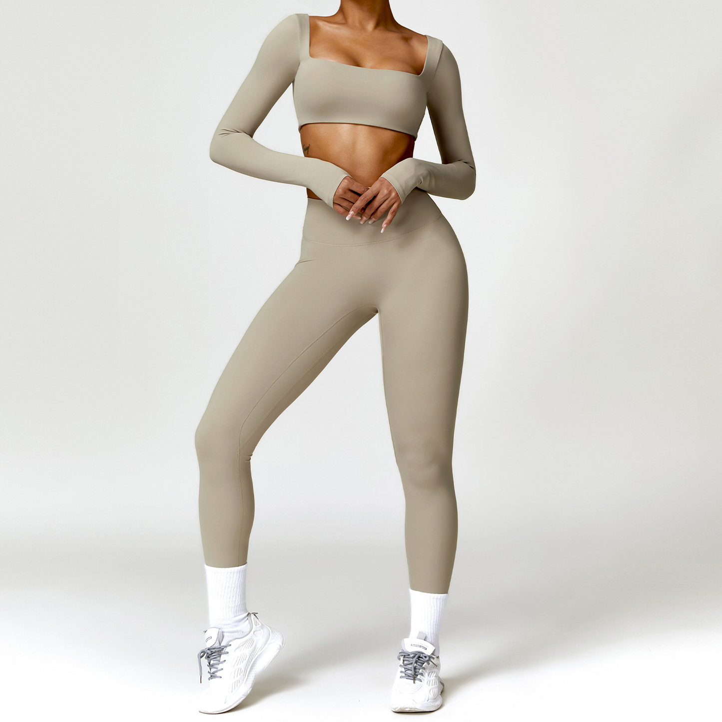 Winter Nude Feel Tight Yoga Suit