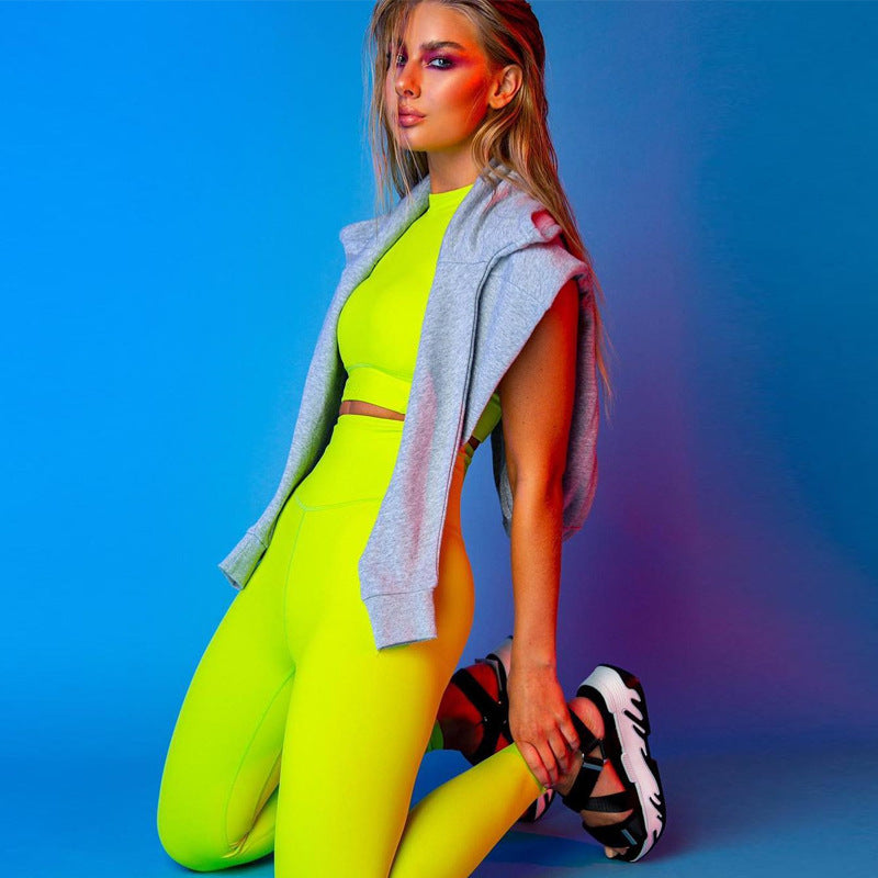 Fashionable Yoga Vest Set for Fitness and Practice