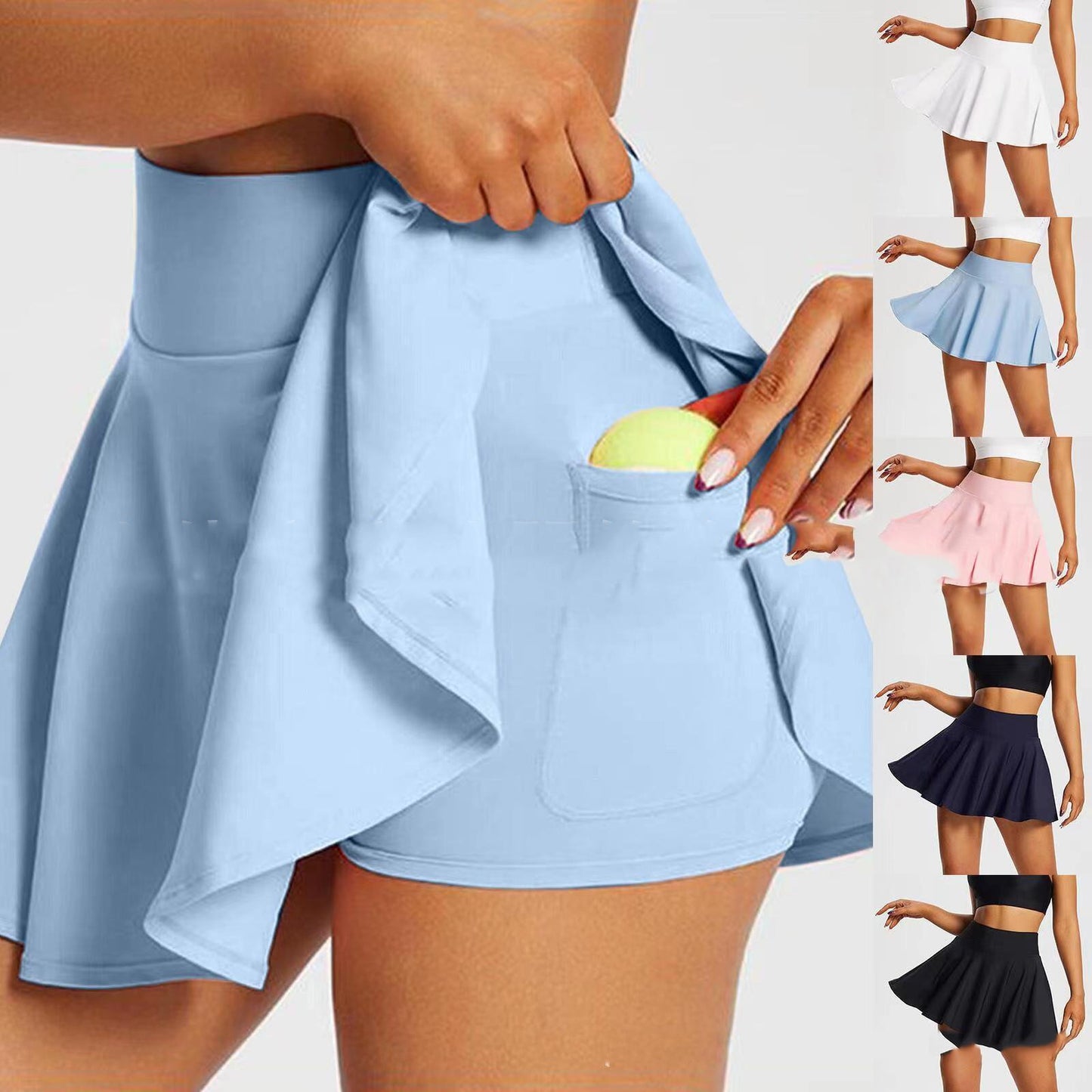 Women's Fitness Anti-Exposure Short Culottes for Yoga
