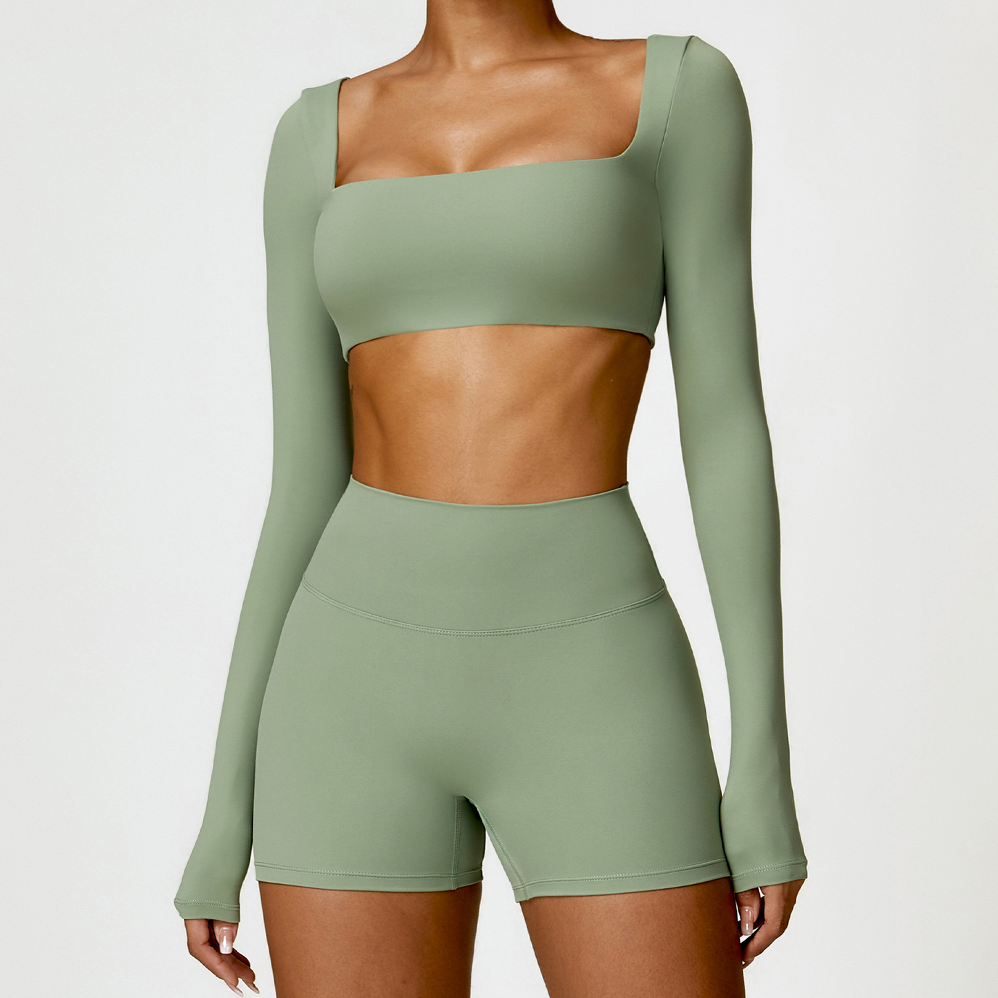 Winter Nude Feel Tight Yoga Suit